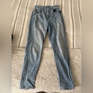 AE Light Wash Straight Leg Jeans